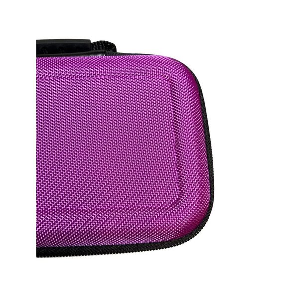 Ninetendo Switch Deluxe Travel Case Unisex Pink Full Zip Black Handle Hard Shell - Picture 7 of 10